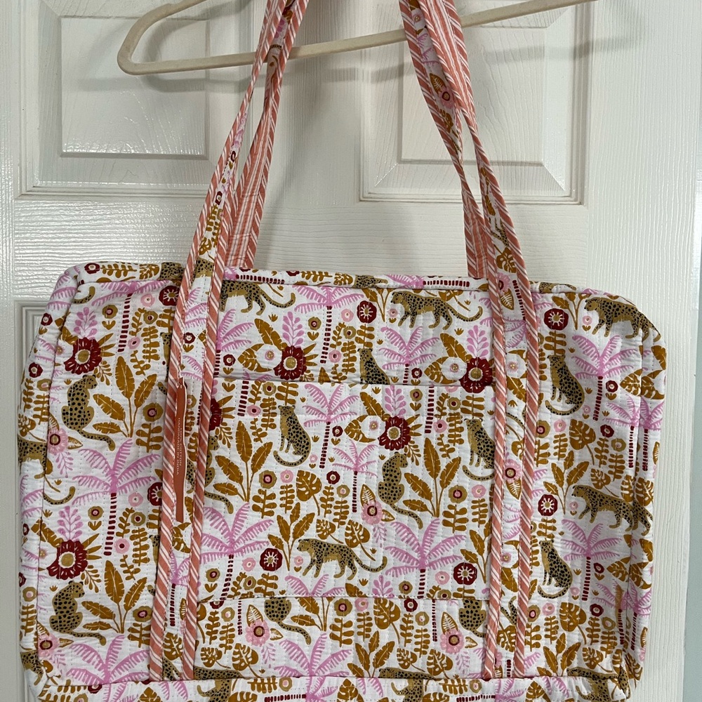 Floral Patterned Tote Bag